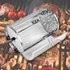 Barbecue Grilling Basket Portable Grill Basket Round Stainless Steel Heat-resistant Chip Tray for Picnic Camping Bonfire Party