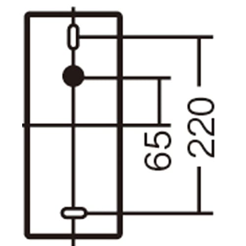Panasonic LED Bracket/under Eave Ceiling Light (daylight White) LGW80168LE1