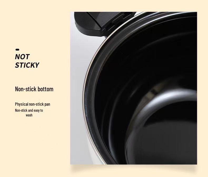 Olla a Presión y Wok de Esmalte Antiadherente de 8L - Olla para Estofado Multifuncional de Gran Capacidad