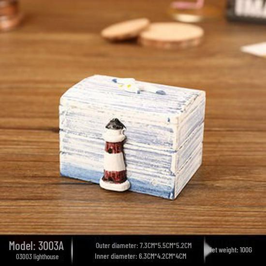 Mediterranean Ocean-Themed Wooden Decor for Home & Office