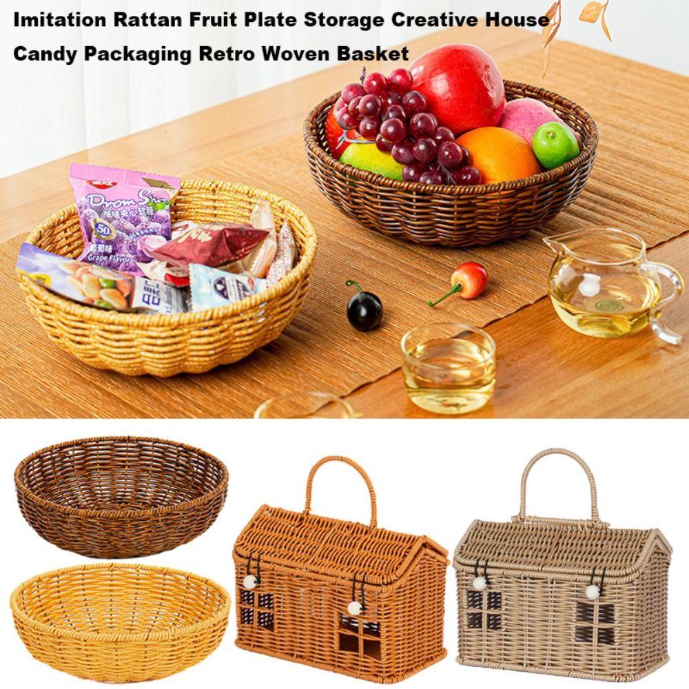 Handheld Storage Creative House Picnic Snacks Sundry Baskets  Wedding Candy Flower Storage