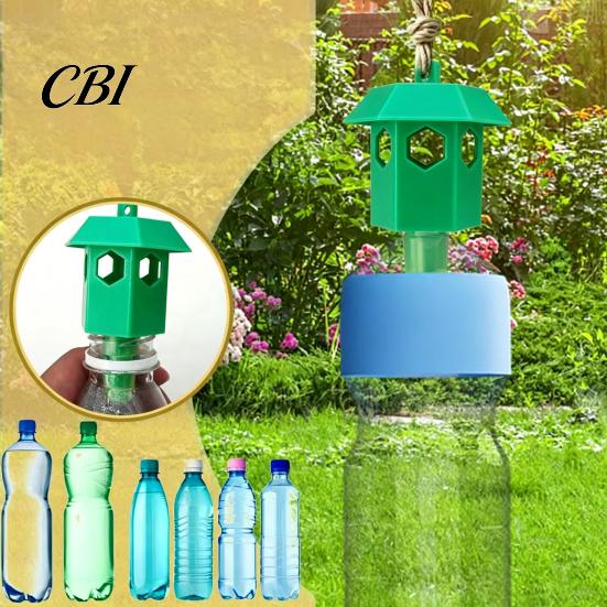 Plastic Wasp Trap Outdoor Trap, Hanging Yellow Jacket Fits Most Bottles, Reusable Non-Toxic Hornet Catcher for Garden Backyard (Bottle Not Included)