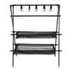 ZISIZ Outdoor Camping Multi-functional Storage & Drying Rack