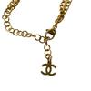 Used CHANELchoker Gold/black Metal Women