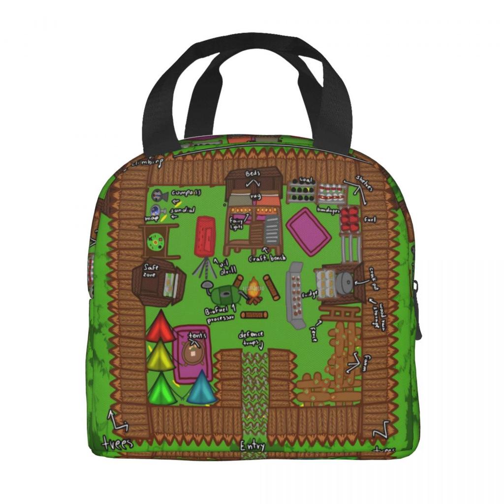 Sac isotherme pour déjeuner 99 Nuits dans les Forêts Merch pour l'extérieur Jeux Vidéo Boîte à repas Thermique Anti-fuite Boîte Bento