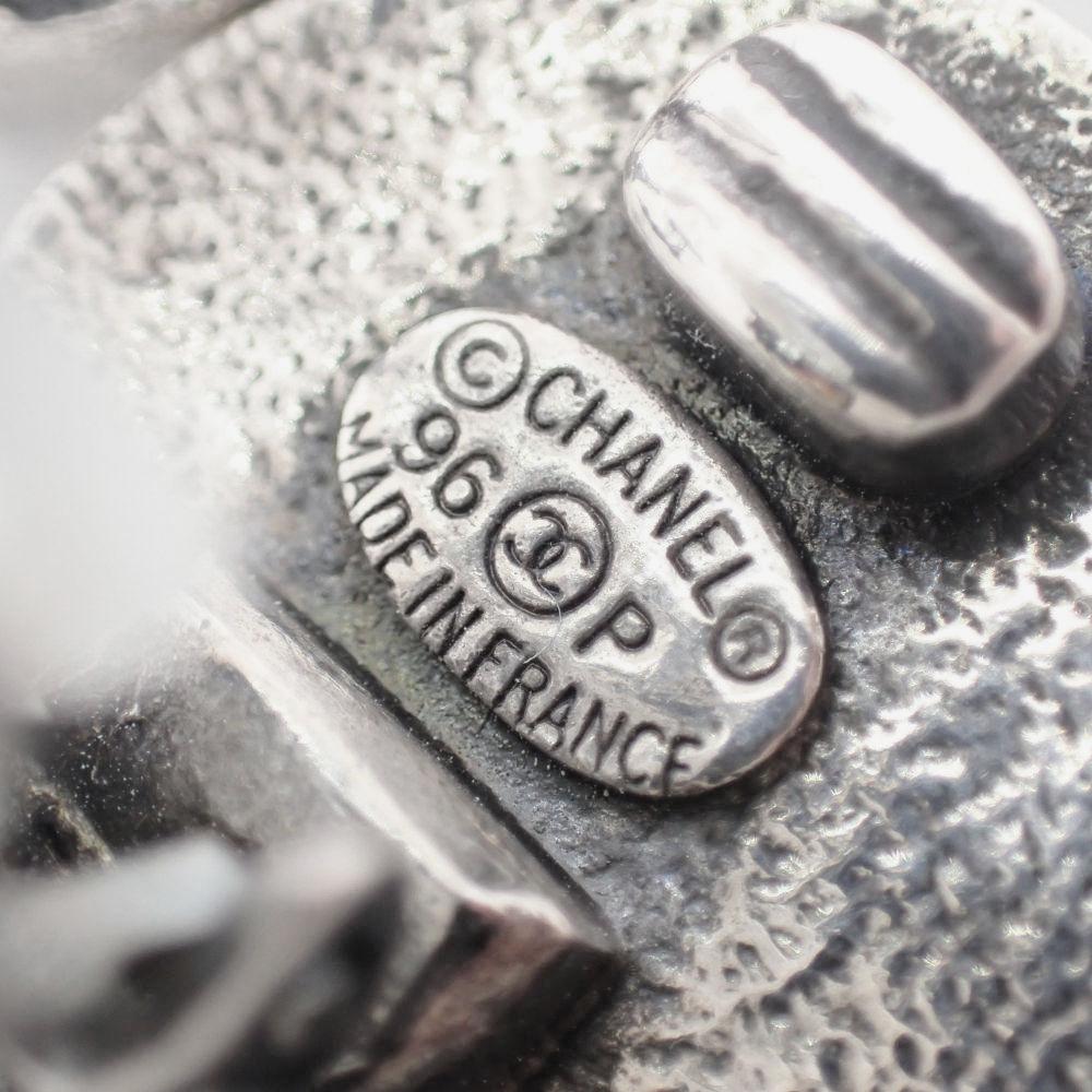 [Pre-owned] CHANEL Vintage Coco Mark Earrings/j2-2