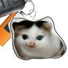Funny Keychain Cat Keyring Charm with Sound Adorable Backpack Keyring Pendant for Boys Teens Men Women Girls and Kids