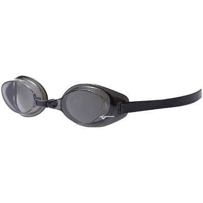 Mizuno ACCEL EYE Swimming Goggles for Competitive Smoke (Non-Cushion) Swimming, Unisex, N3JEB850, 10 (Black), Tv 56%