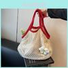 Summer Woven Straw Bag With Large Capacity For Beach And Casual Use