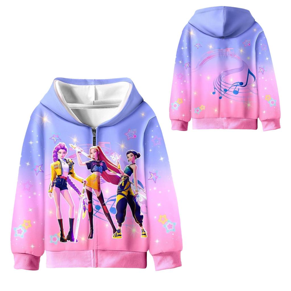 Girls Boys Hoodie Casual School Outdoor Sweatshirts For 2-12 Years Kids