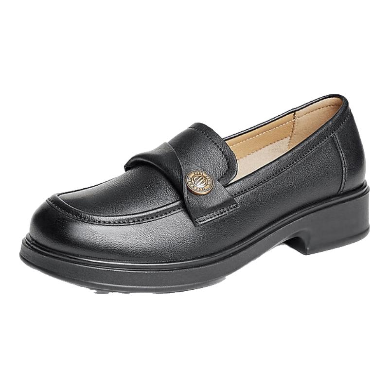 SENDA Women s British Style Leather Loafers 37