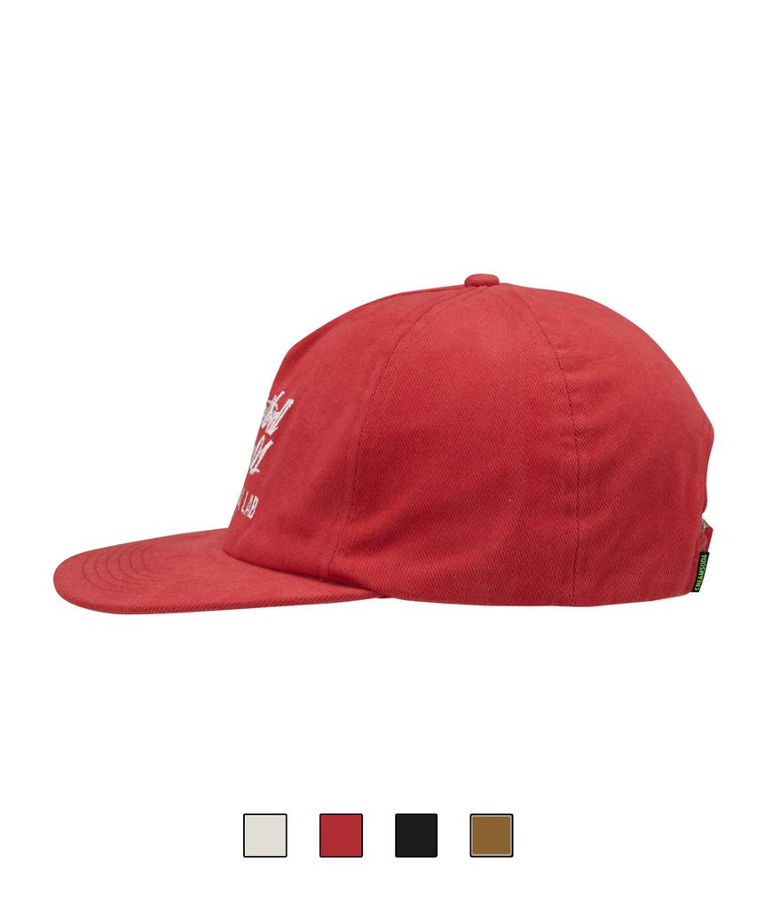 CREAM SODA LAB Quarter Ball Cap Red White