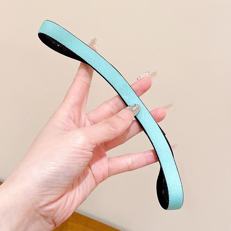 Sports Headbands for Women Men Elastic Sports Hairbands Non-Slip Thin Football Running Sweatbands Hair Accessories