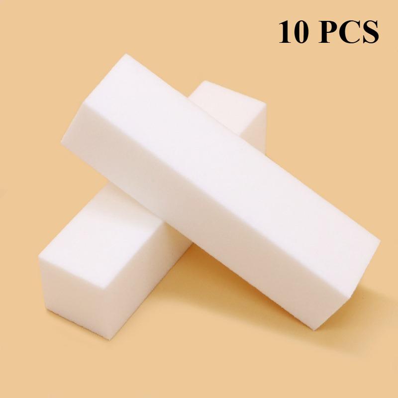 

10/30pcs Four Sided Nail File Rectangle Sanding Files Block Professional Nail Files for Manicure Nail Art Buffer Polish Tools