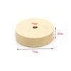 75mm Wool buffing wheel Abrasive Felt Disc Pad Polisher Buffing Grinding