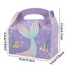 3pcs Holiday Gift Box Mermaid And Seashell Underwater World Party Gift Box Candy Box Summer Handheld Gift Box