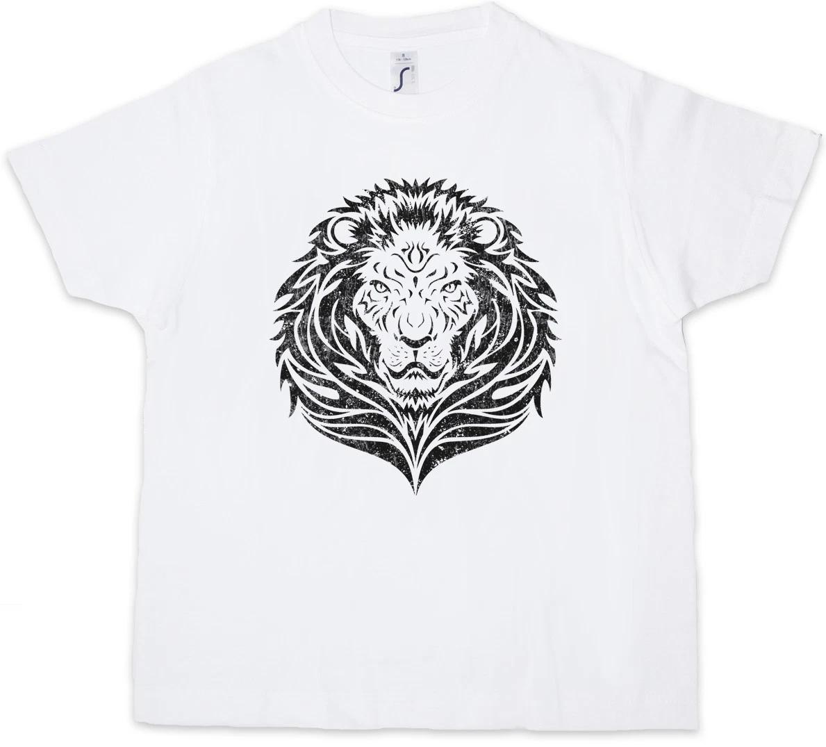 TRIBAL LION Kids Boys kids boys T-Shirt Celtic Celts Religion Symbol Culture Tattoo Art 110