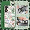 Back Cover Protective Phone Case For ZTE Blade A34 Waterproof Fashion Design Durable Lanyard Phone Holder Anti-knock