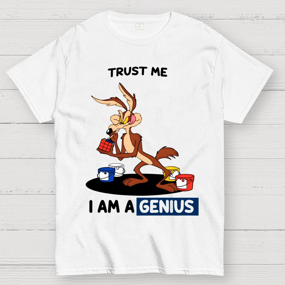 Trust Me I'm a Genius Funny Unisex Heavyweight 100% Cotton T-shirt