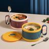 Dormitor Bol cu tăiței instant pentru gătit Cupă cu tăiței Fast Food Cupă Aragaz cu inducție Încălzire Cutie de prânz Producție din oțel inoxidabil 304
