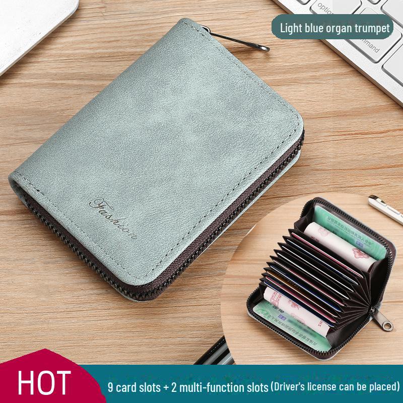 

Изысканный компактный держатель для карт: Ультратонкий дизайн с несколькими отделениями для мужчин и женщин, идеальный вариант для водительских прав и хранения большого объема информации.