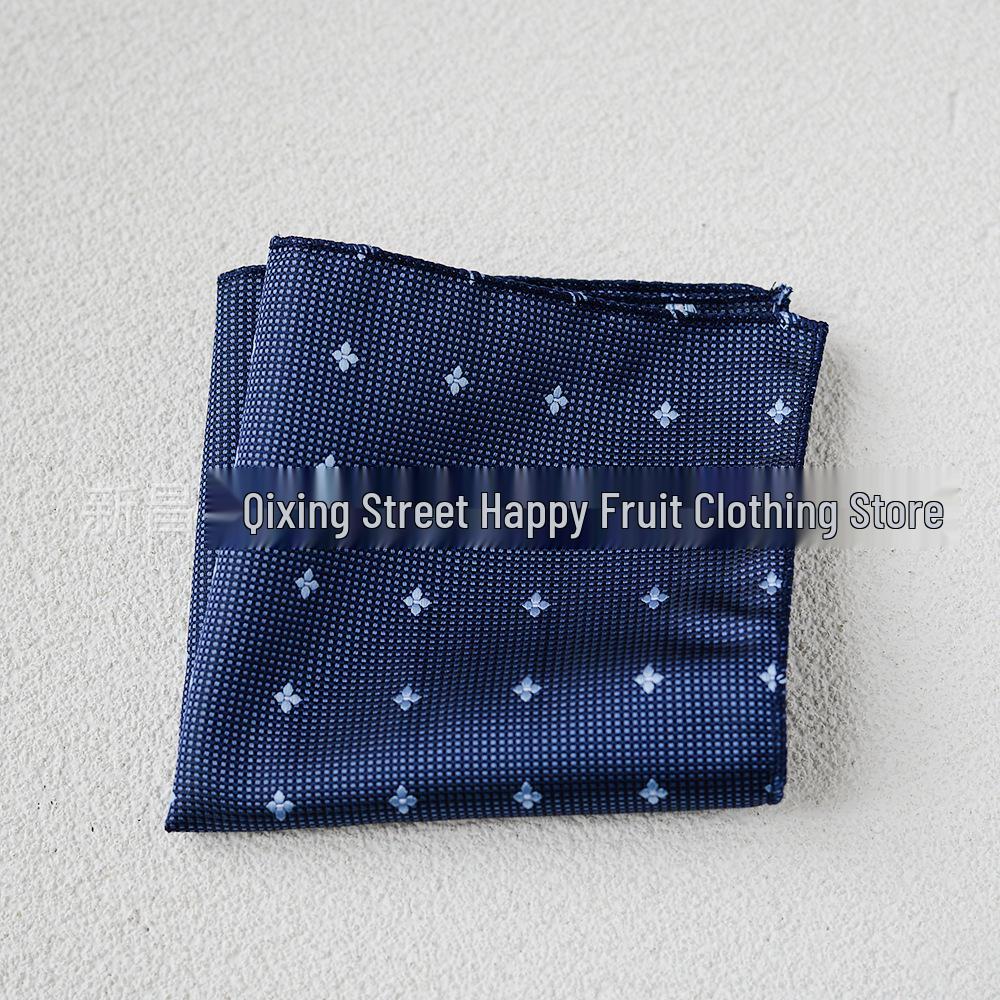 Britischer Retro-Blumen-Einstecktuch: Herren Business-Anzugtaschentuch im koreanischen Stil Formale Kleidung Accessoire