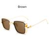 New Steampunk Sunglasses Fashion Men Women Brand Designer Vintage Square Metal Frame Sun Glasses Uv400 Eyewear
