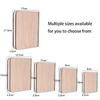 Creative 3D Folding LED Night Light RGB Color USB Recharge Wooden Book Lights Decor Bedroom Table Lamp for Kid Brithday Gift Hot