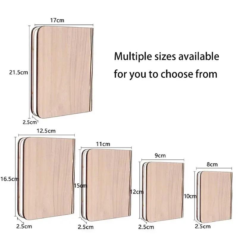 Creative 3D Folding LED Night Light RGB Color USB Recharge Wooden Book Lights Decor Bedroom Table Lamp for Kid Brithday Gift Hot