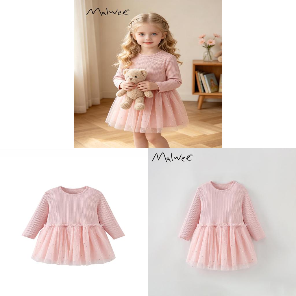 Girl Princess Dress With Cotton Fabric For Holiday Occasions