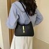 Luxury PU Leather Shoulder Bag for Women Casual Solid Color Design Handbags Brand Purse 2025 Fashion Shopper Clutch Women's Bags
