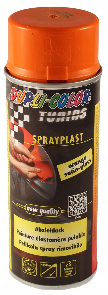 Motip Liquid Rubber Spray Foil Sprayplast 400ml Orange