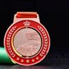 Running Runner Gold Medals Trophy Award With Neck Ribbons Express Medal Various Souvenir School Sports Prize Gift Custom Made