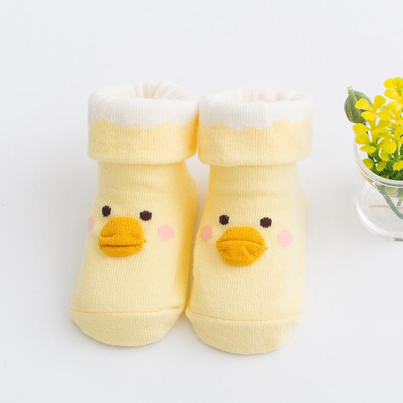 Children's Socks Non-slip Toddler Socks Kids Socks Cartoon Mouth Design Socks for Boys and Girls