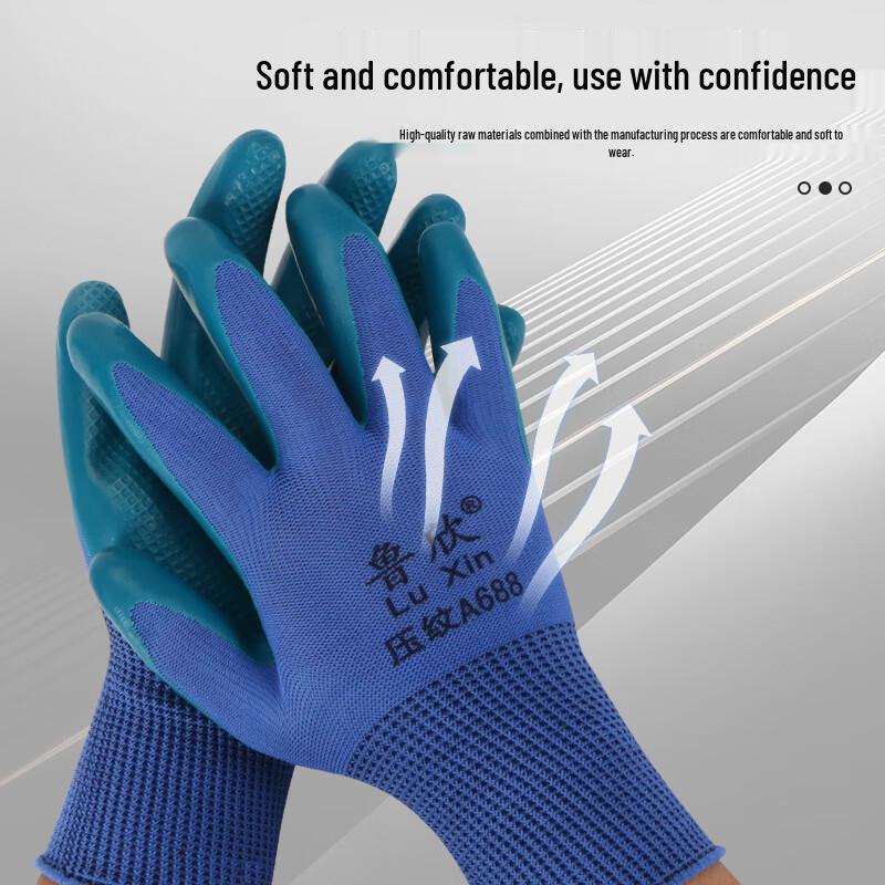 Maihan Breathable Latex Dipped Work Gloves