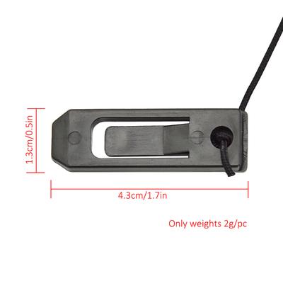 4 pçs sup split surfista paddle board barbatana clipe separador de água placa de esqui aquático peixe barbatana clipe fivela