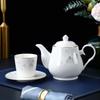 New Chinese Style Gold Rim Bone China 3-Piece Dinnerware Set