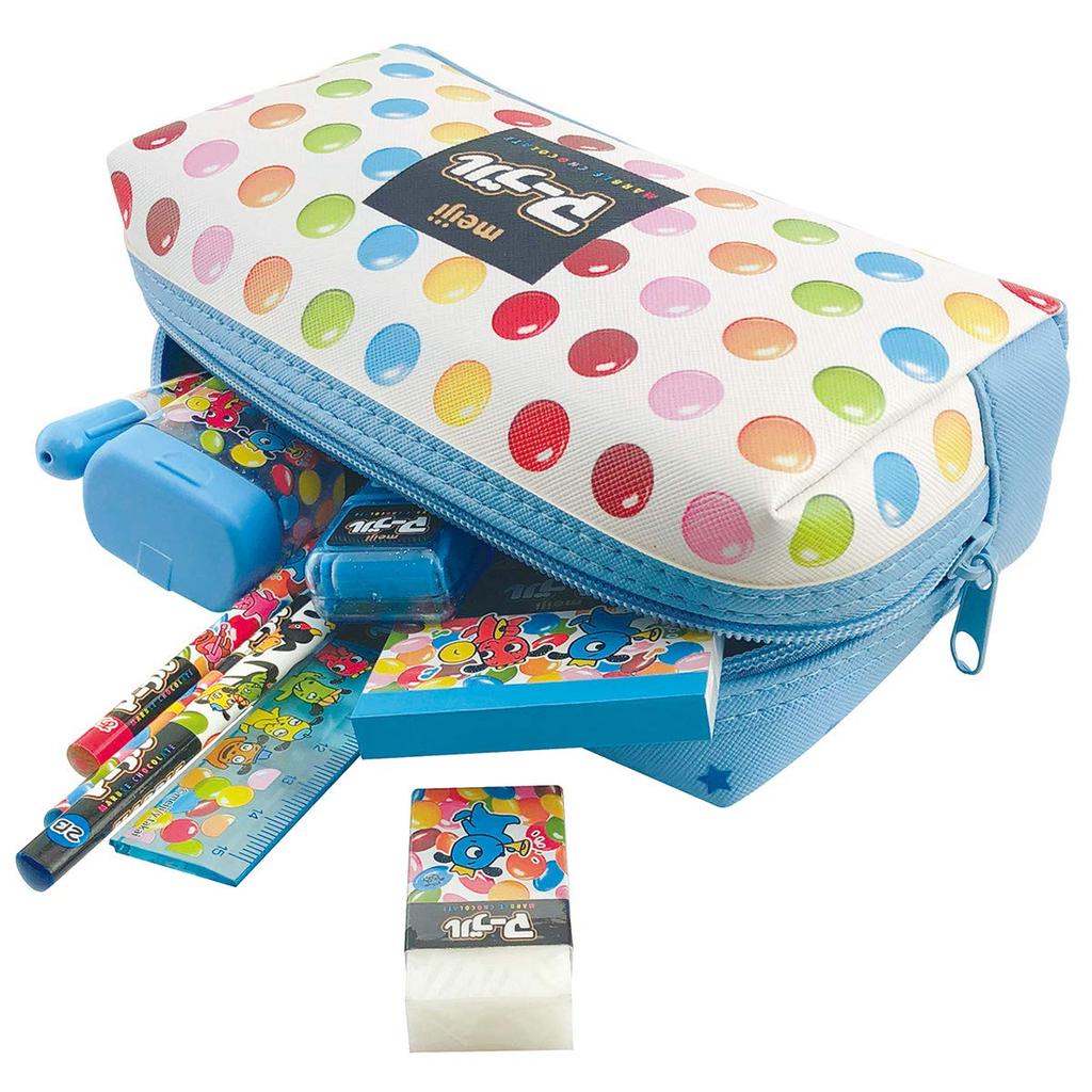 Sakamoto Oyatsu Market Square Pen 40224701 Pouch, Marble,