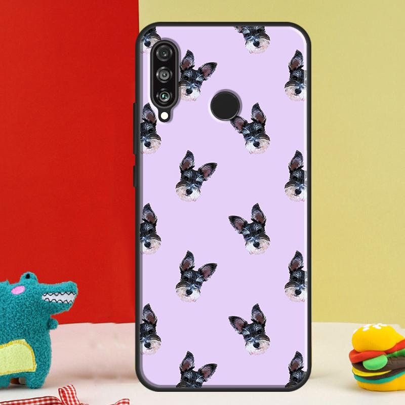 Schnauzer Puppy Dog For Huawei Nova 12s 12i 11i 8i 9 10 SE Y91 Y90 Y60 Y70 Y72 Y61 P20 P40 P30 Lite P60 Pro Case
