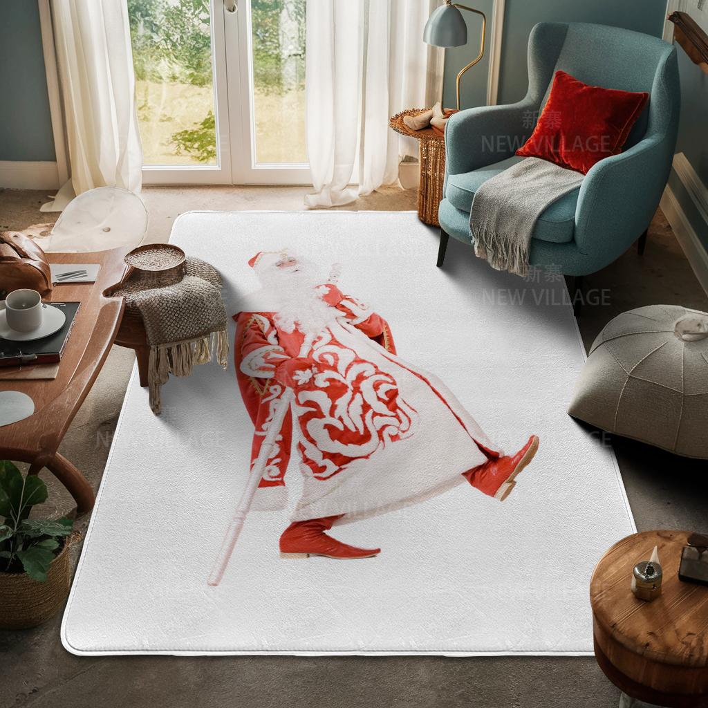 House Entrance Carpet Home Door Mat Living Room Bath Foot Bathroom Non-slip Water Absorption Rugs Bath Merry Christmas Winter