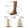 Fashion retro man boots two wear folded knee boots summer thick-soled Martin boots thin women toe cool boots