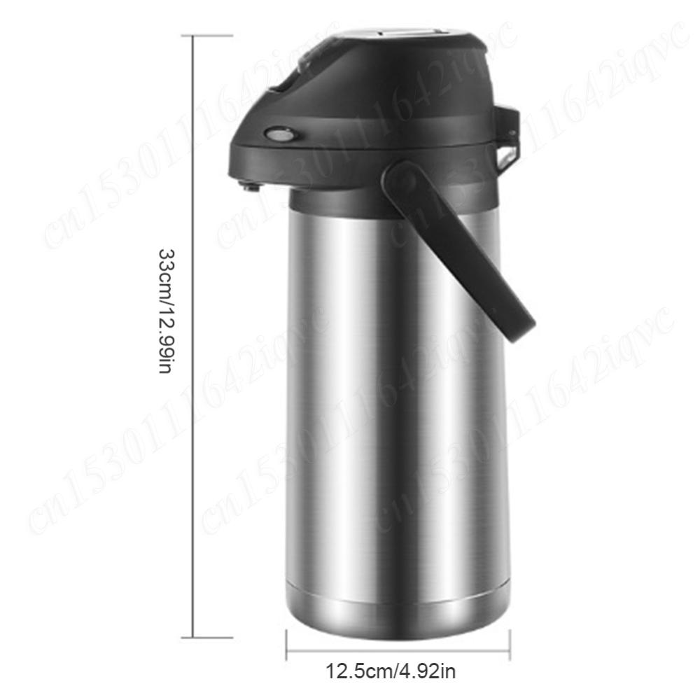 1.9L Hot Water Kettle Stainless Steel Household Insulated Vacuum Bottle Large Capacity Thermal Beverage Dispenser for Travel