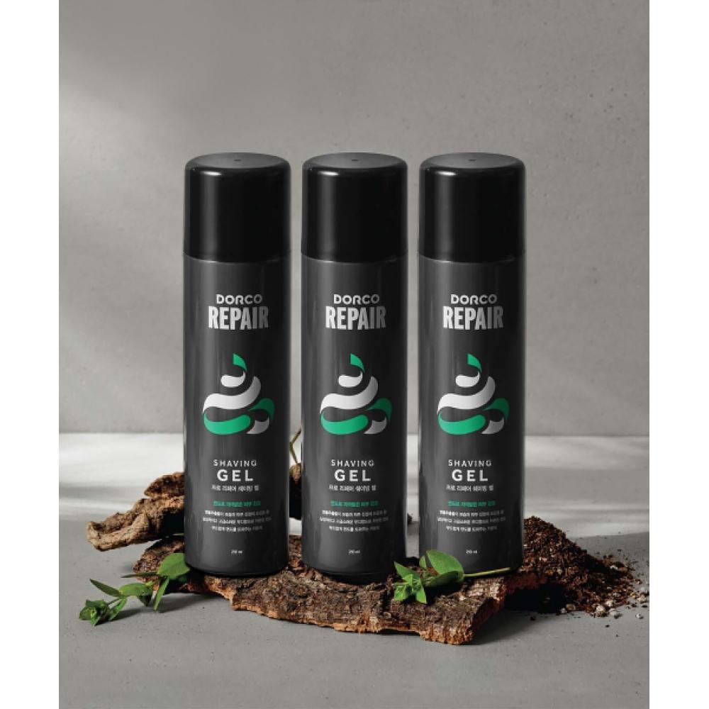 Dorco Pro Repair Shaving Gel 210ml 3pcs NONE