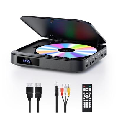 FELEMAN Mini DVD Přehrávání 1080P Region CPRM Přehrává nahrané programy a pozemní digitální kartu Bez japonského návodu k použití Přehrávač,