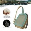 Lightweight Sling Bag with Rod Holder Shoulder Storage Bag New Fishing Gear Bag  Outdoor Fishing