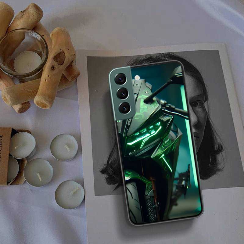 Luxury Car Motorcycle H2R Phone Case For Samsung Galaxy S22 S25 Ultra S21 S10 Plus S26 Edge S20 S23 S24 FE Cover Silicone So