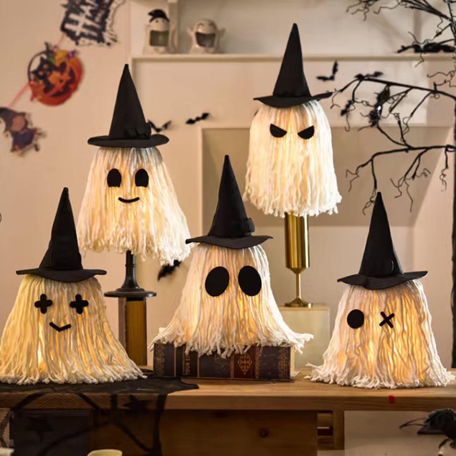 

Хэллоуин Призрак Эльф Креативный Призрак Милый Призрак Шляпа Ведьмы Идеальные Праздничные Подарки Для Друзей Украшение Рабочего Стола Случайные 4шт 4pcs