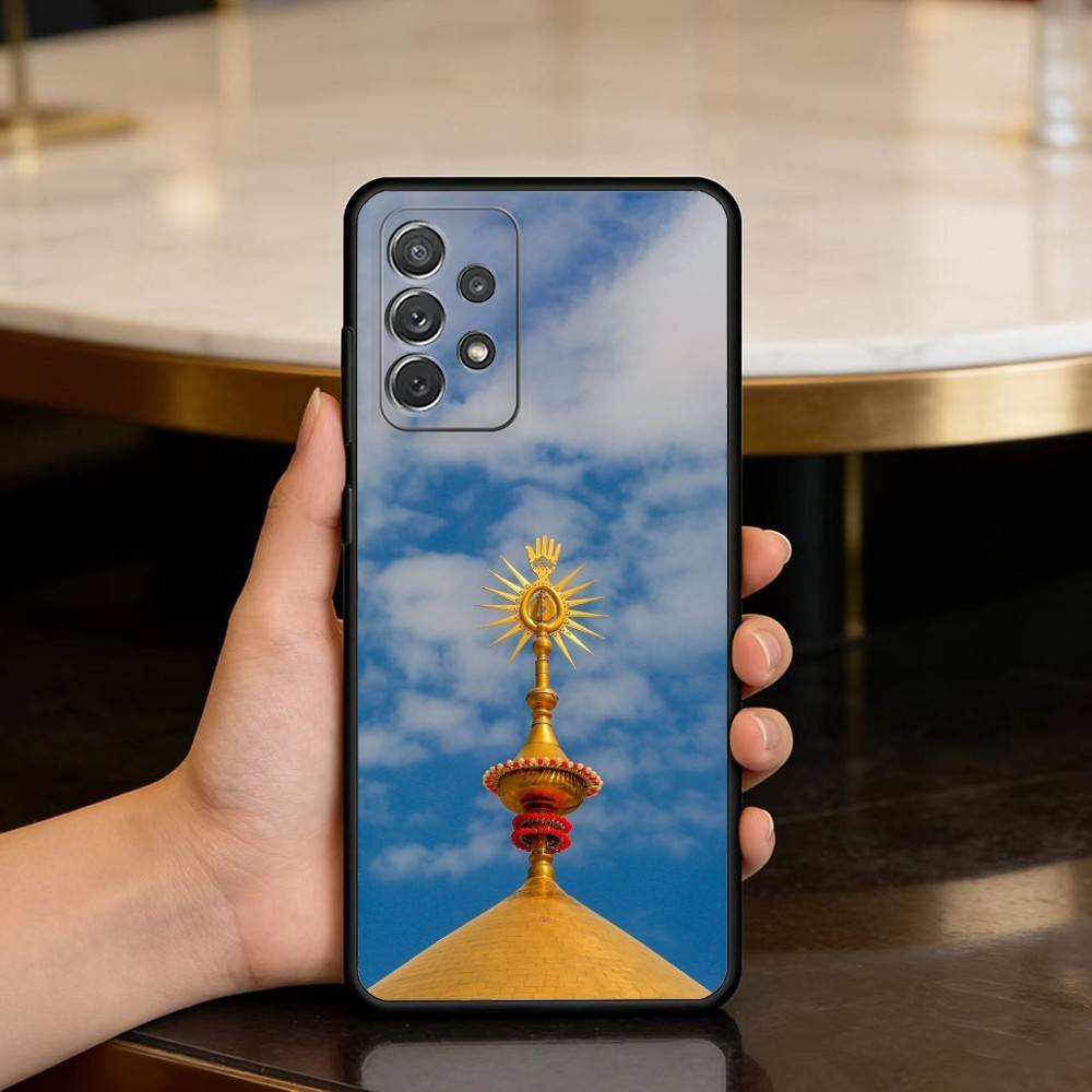 Imam H-Hussain S-Shia Ali Phone Case For Samsung Galaxy A73,A72,A71,A70,A53,A52,A51,Soft Silicone Black Cover