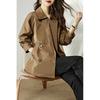 Temperament short trench coat women's, spring and autumn new thin small spring and autumn women's coat