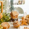 Gingerbread Christmas Ornaments Foam Gingerbread Man Tree Hanging Decoration for Candy Cookie Xmas Christmas Home